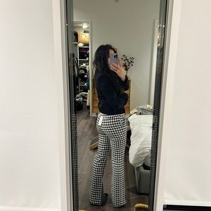 Anine bing houndstooth trousers size 36 bnwt
